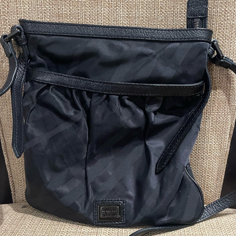 Authentic Burberry Black Crossbody Bag